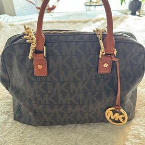 Michael Kors Brown Monogram Handbag
